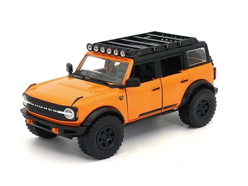 2021 Ford Bronco Off Road 4×4 Orange (Just Trucks) Diecast 1:24 Scale Model - Jada 34289 1