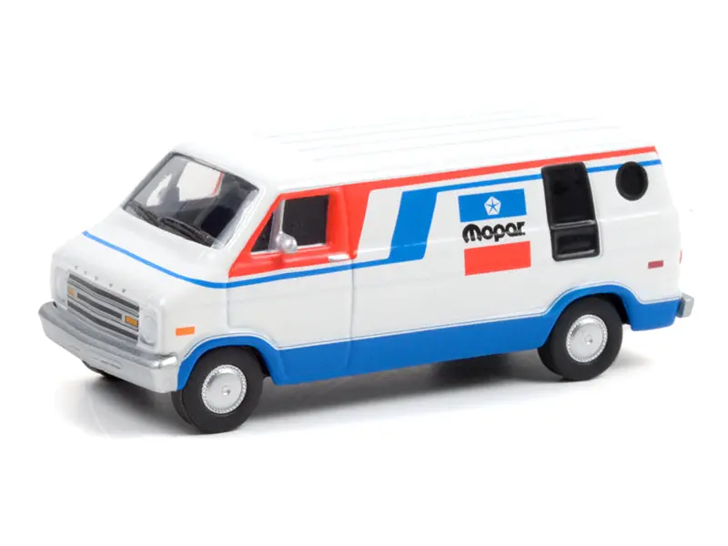 1976 Dodge B-100 Mopar (Blue Collar) Series 9 Diecast 1:64 Scale Model - Greenlight 35200C 1