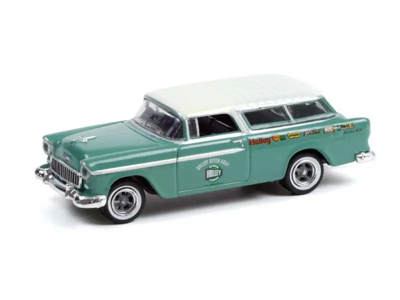 1955 Chevrolet Nomad - Holley Speed Shop (Estate Wagons Series 7) Diecast 1:64 Scale Model - Greenlight 36040A 1