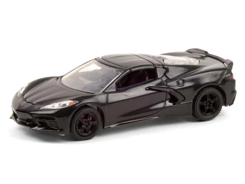 2020 Chevrolet Corvette C8 Stingray - Black Vin #001 (Barrett Jackson Scottsdale Edition) Series 6 Diecast 1:64 Model - Greenlight 37220F 1