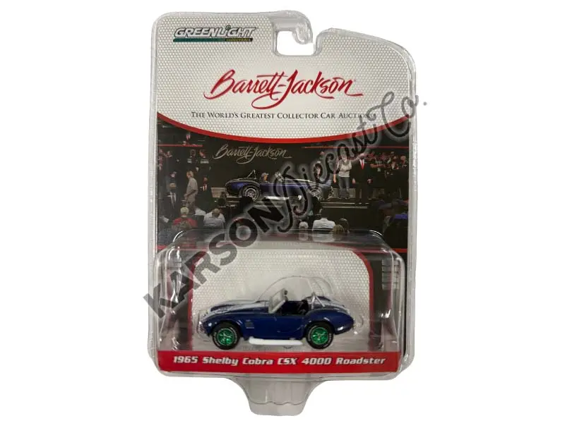 Chase 1965 Shelby Cobra Csx 4000 Roadster #31 (Barrett-Jackson Series 9) Diecast 1:64 Scale Model - Greenlight 37250B 1