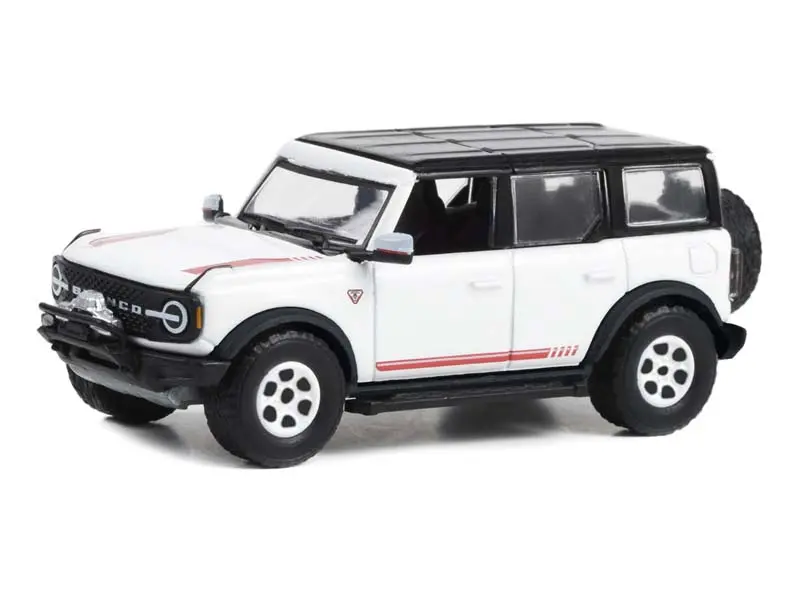 2021 Ford Bronco First Edition - Oxford White (Barrett-Jackson Scottsdale Edition Series 11) Diecast 1:64 Scale Model - Greenlight 37270F 1