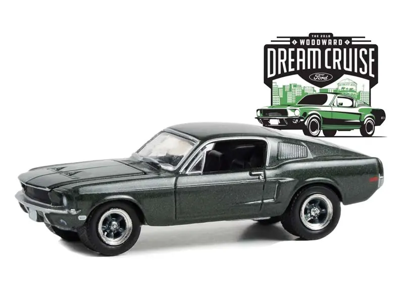 1968 Ford Mustang Gt Fastback - 24Th Annual Heritage Vehicle (Woodward Dream Cruise Series 1) Diecast 1:64 Scale Model - Greenlight 37280E 1