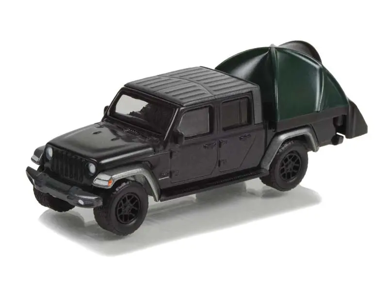 2021 Jeep Gladiator High Altitude W/ Modern Truck Bed Tent (The Great Outdoors) Series 2 Diecast 1:64 Scale Model - Greenlight 38030E 1