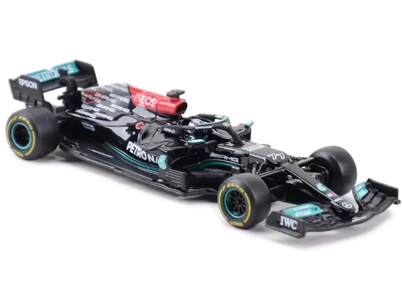 2021 Mercedes-Benz Rb16b V. Bottas #77 (F1 Racing) Diecast 1:43 Scale Model - Bburago 38058Vb 1
