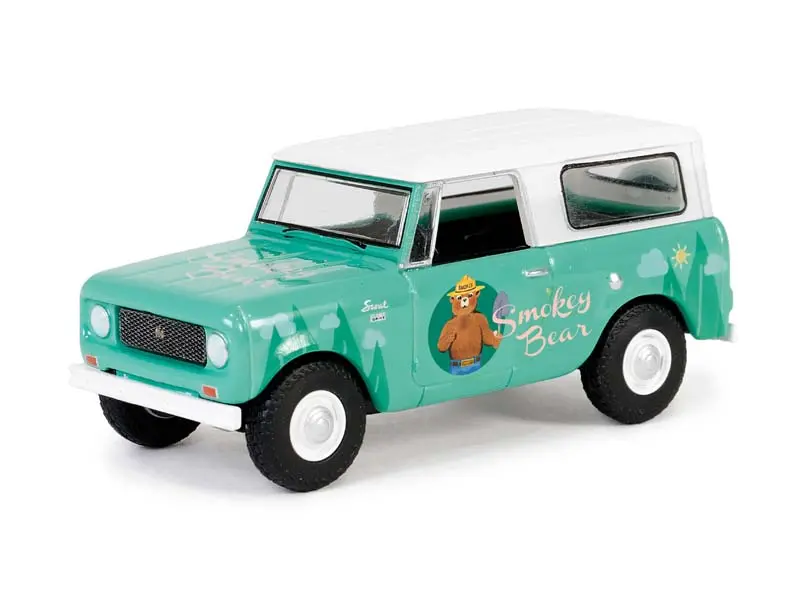 1961 Harvester Scout (Smokey Bear Series 3) Diecast 1:64 Scale Model - Greenlight 38060B 1