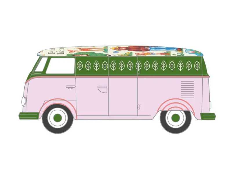 Pre-Order 1972 Volkswagen Type 2 Panel Van - It’S Your Forest, Take Care Of It (Smokey Bear Series 5) Diecast 1:64 Scale Model - Greenlight 38090D 1