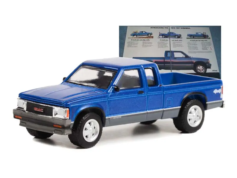 1991 Gmc Sonoma - It’S Not Just A Truck Anymore (Vintage Ad Cars Series 8) Diecast 1:64 Scale Model Car - Greenlight 39110F 1