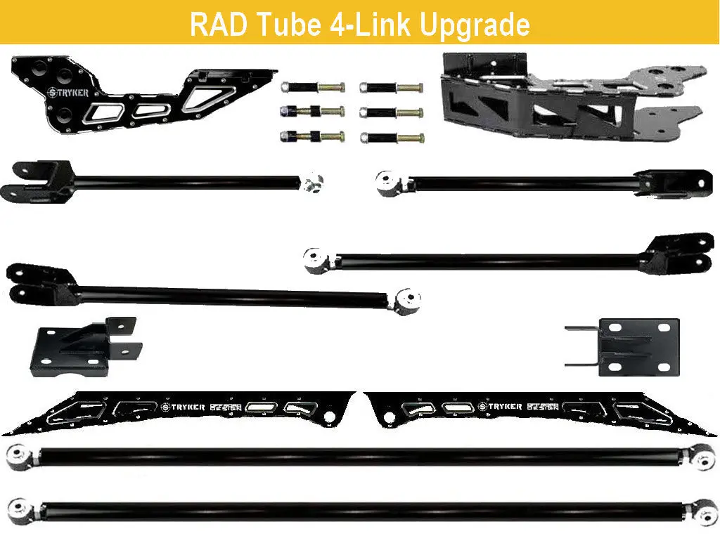 3 1/2" To 8" Rad Tube F450 4-Link Upgrade Kit 2017-2022 Super Duty 1