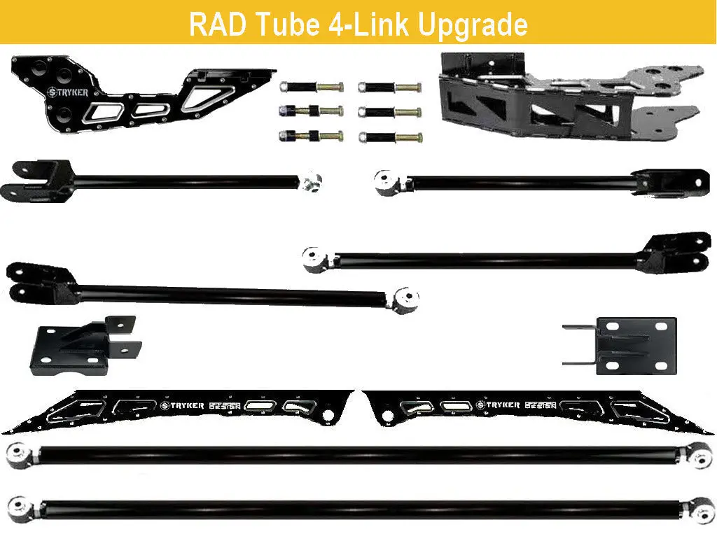3 1/2" To 8" Rad Tube F250 F350 4-Link Upgrade Kit 2011-2016 Super Duty 1
