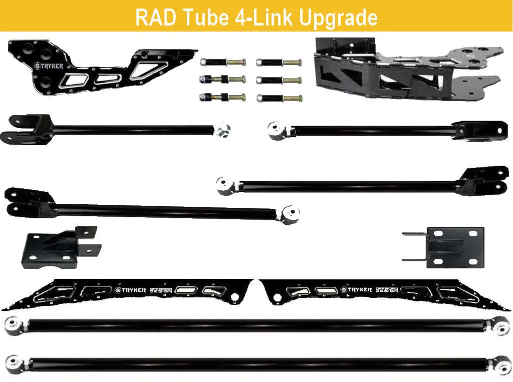 3 1/2" To 8" Rad Tube F250 F350 4-Link Upgrade Kit 2023 To 2026 Super Duty 1