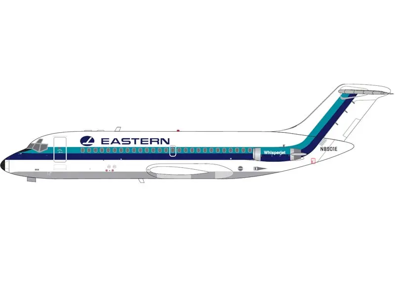 Pre-Order Eastern Air Lines Dc-9-14 - N8901e (V1:400) Diecast 1:400 Scale Model - 400010 1