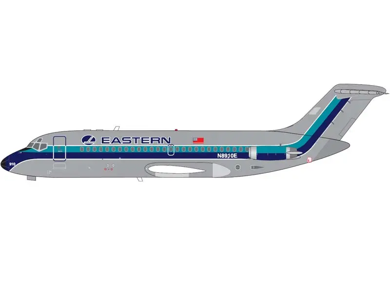 Pre-Order Eastern Air Lines Dc-9-14 - N8910e (V1:400) Diecast 1:400 Scale Model - 400011 1