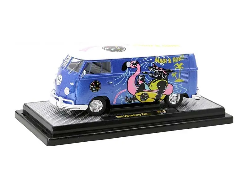 1960 Volkswagen Delivery Van Maui & Sons Diecast 1:24 Scale Model - M2 Machines 40300-112A 1