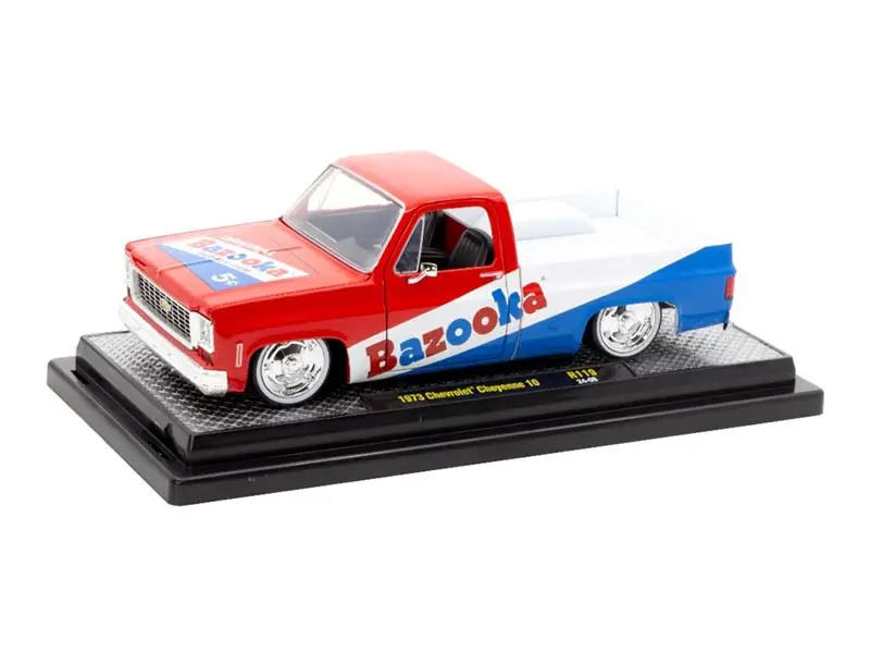 1973 Chevrolet Cheyenne 10 Bazooka Diecast 1:24 Scale Model - M2 Machines 40300-119B 1