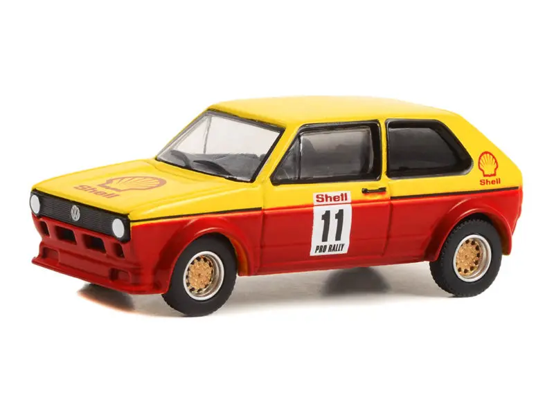 1978 Volkswagen Rabbit #11 Pro Rally (Shell Oil Special Edition Series 1) Diecast Scale 1:64 Model - Greenlight 41125B 1