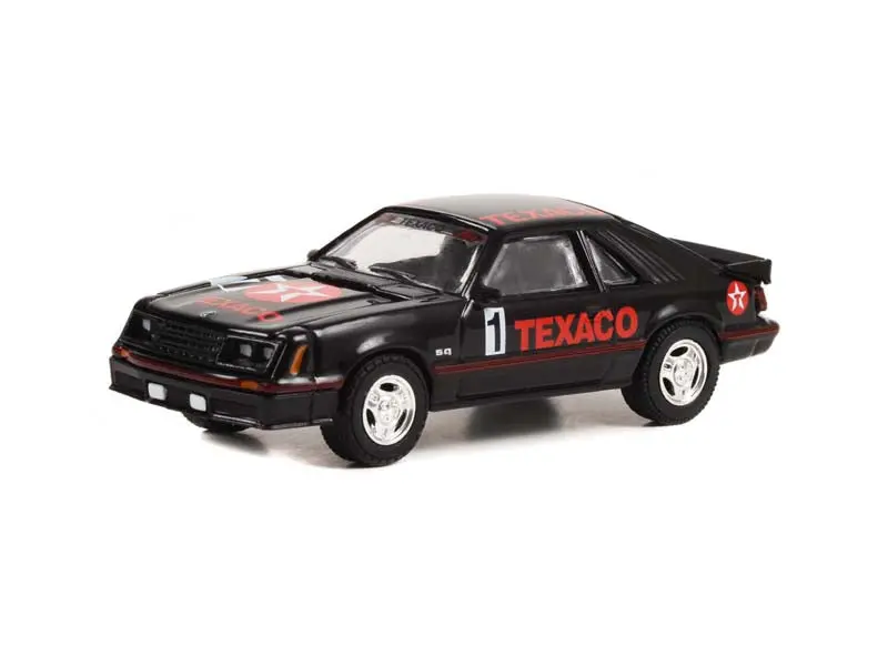 1982 Ford Mustang Gt - Texaco #1 (Running On Empty Series 15) Diecast 1:64 Scale Model - Greenlight 41150C 1