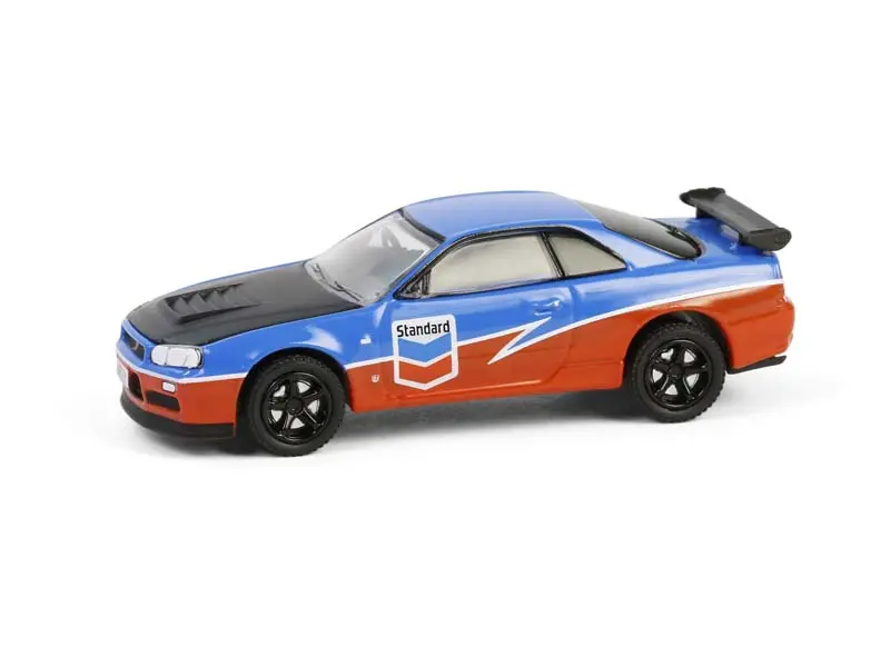2000 Nissan Skyline Gt-R (R34) (Chevron Special Edition Series 1) Diecast 1:64 Scale Model - Greenlight 41175E 1