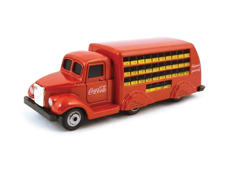 1937 Coca-Cola Bottle Truck Diecast 1:87 Ho Scale Model - Motor City Classics 424132 1