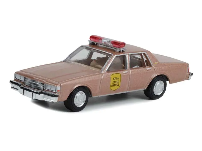 1987 Chevrolet Caprice - Iowa State Patrol (Hot Pursuit Series 43) Diecast 1:64 Scale Model - Greenlight 43010B 1