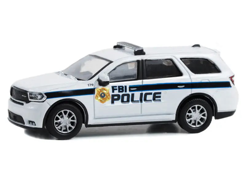 2018 Dodge Durango Police Pursuit (Hot Pursuit Special Edition) - Fbi Police Diecast 1:64 Scale Model - Greenlight 43025E 1