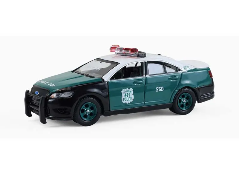 2014 Ford Taurus - Nypd Vintage Tribute Livery (Hot Pursuit Series 47) Diecast 1:64 Scale Model - Greenlight 43050B 1