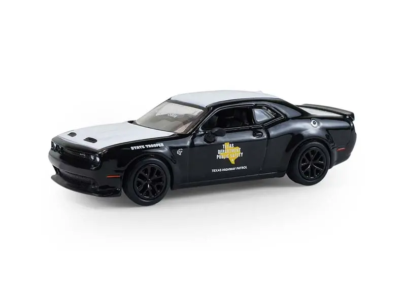 2020 Dodge Challenger Srt Hellcat - Texas Department Of Public Safety (Hot Pursuit Series 47) Diecast 1:64 Scale Model - Greenlight 43050E 1