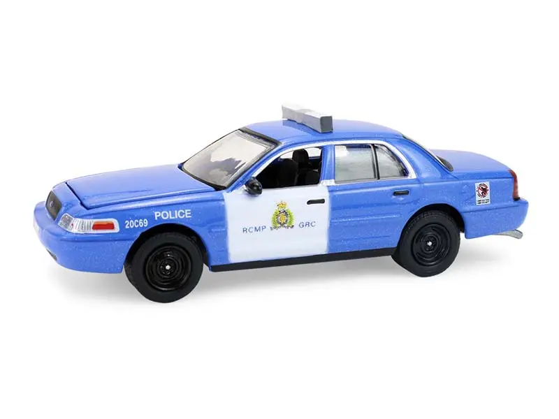 2008 Crown Victoria Police Interceptor – Royal Canadian Mounted Police (Hot Pursuit - Canada Special Edition) Diecast 1:64 Scale Model - Greenlight 43065B 1
