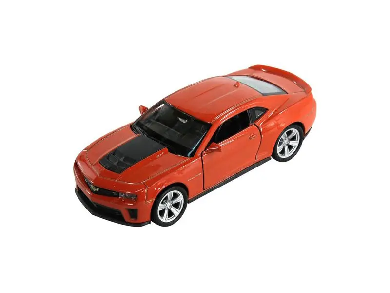 Chevrolet Camaro Zl1 Orange Diecast Pullback Model - Welly 43667Or 1