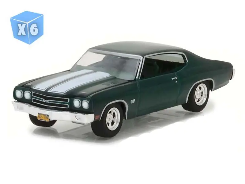 6 Pack 1970 Chevrolet Chevelle Ss 396 - John Wick: Chapter 2 (Hollywood Series 18) Diecast 1:64 Scale Model - Greenlight 44780F 1