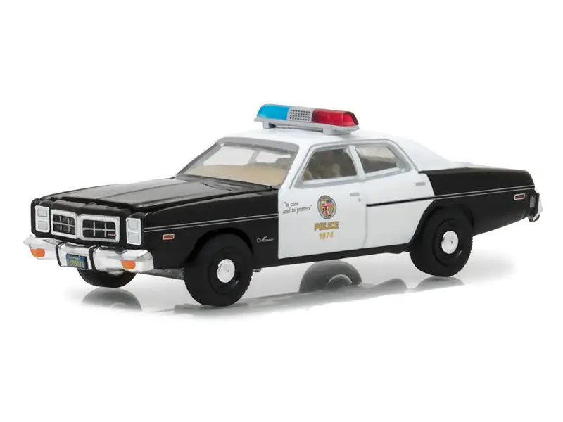 Pre-Order 1977 Dodge Monaco Metropolitan Police - The Terminator (Hollywood Series 19) Diecast 1:64 Scale Model - Greenlight 44790C 1