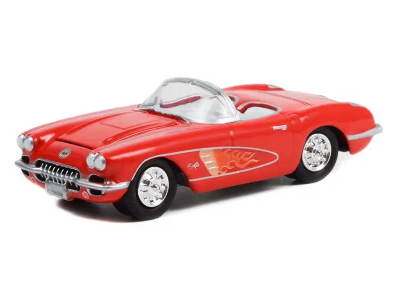 1960 Chevrolet Corvette C1 - Riptide (Hollywood Series 34) Diecast 1:64 Scale Model - Greenlight 44940B 1