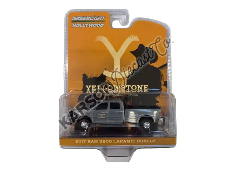 Raw Chase 2017 Ram 3500 Laramie Dually - Yellowstone Dutton Ranch (Hollywood Series 38) Diecast 1:64 Scale Model - Greenlight 44980F 1