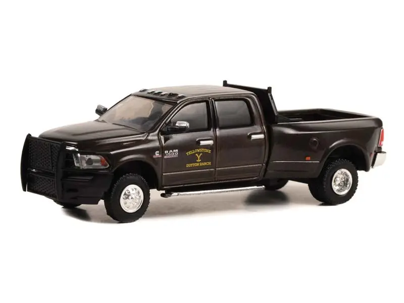 2017 Ram 3500 Laramie Dually - Yellowstone Dutton Ranch (Hollywood Series 38) Diecast 1:64 Scale Model - Greenlight 44980F 1