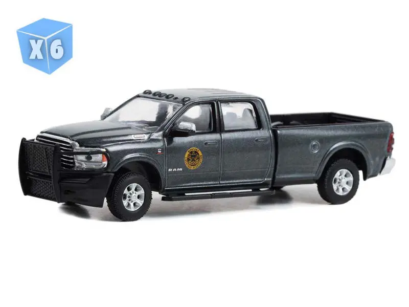 6 Pack 2020 Ram 2500 Montana Livestock Association - Yellowstone (Hollywood Series 39) Diecast 1:64 Scale Model - Greenlight 44990F 1