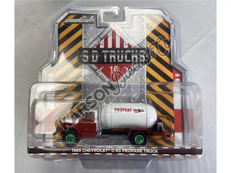 Chase 1985 Chevrolet C-65 Propane Truck - Lp Gas (S.D. Trucks) Series 16 Diecast 1:64 Scale Model - Greenlight 45160A 1