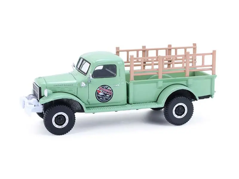 1946 Dodge Power Wagon – Strawberry Farm (Down On The Farm Series 11) Diecast 1:64 Scale Model - Greenlight 48110B 1