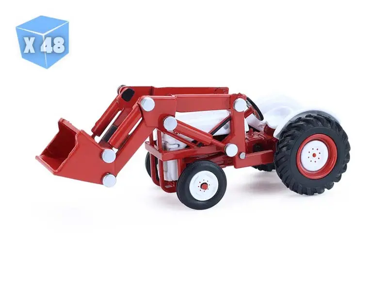 48 Pack 1952 Ford 8N – Red & White (Down On The Farm Series 11) Diecast 1:64 Scale Model - Greenlight 48110C 1