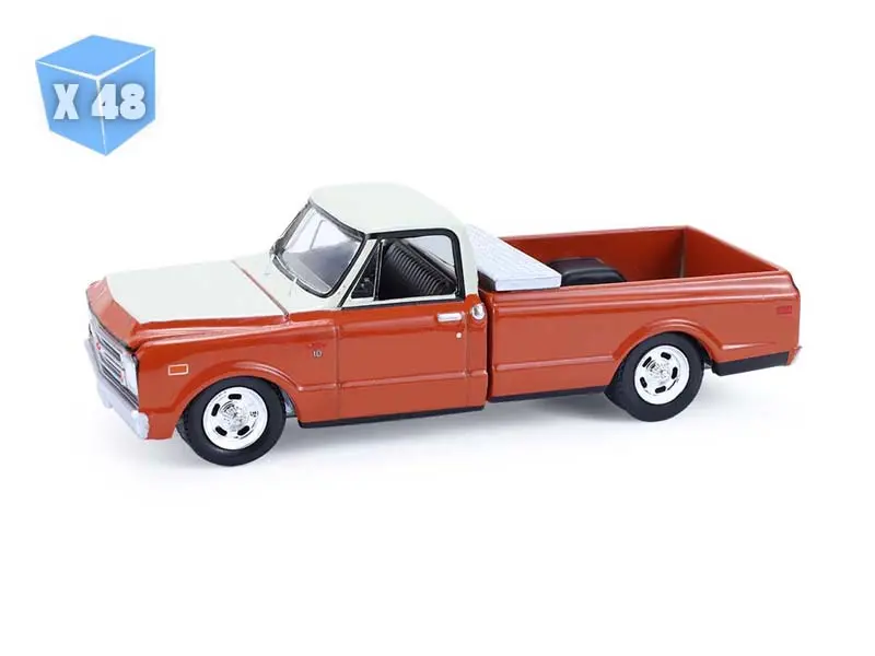 48 Pack 1968 Chevrolet C-10 W/ Toolbox (Down On The Farm Series 11) Diecast 1:64 Scale Model - Greenlight 48110D 1