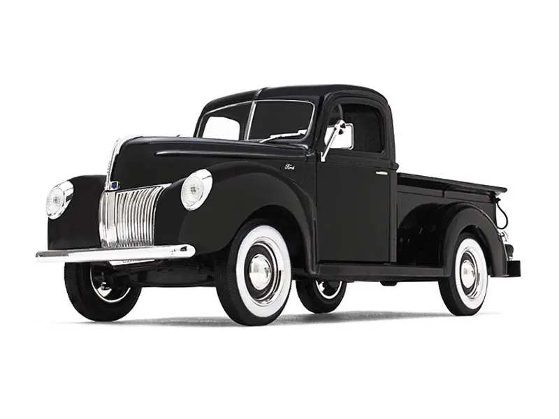 1940 Ford F-100 Pickup - Black Diecast 1:25 Model Truck - First Gear 40-0393 1