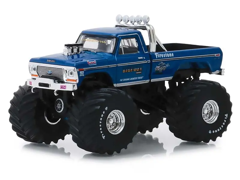 Pre-Order 1974 Ford F-250 Monster Truck Bigfoot #1 W/ 66-Inch Tires (Kings Of Crunch Series 4) Diecast 1:64 Scale Model - Greenlight 49040A 1