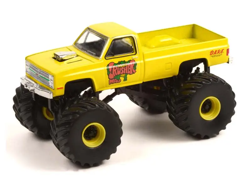 1987 Chevy Silverado Monster Truck - Mad Crusher (Kings Of Crunch Series 10) Diecast 1:64 Scale Model - Greenlight 49100C 1