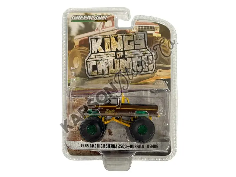 Chase 1985 Gmc High Sierra 2500 - Buffalo Tremor (Kings Of Crunch Series 11) Diecast 1:64 Scale Model  - Greenlight 49110D 1