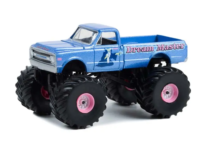 1969 Chevrolet C-10 Monster Truck - Dream Master (Kings Of Crunch Series 12) Diecast 1:64 Scale Models - Greenlight 49120D 1