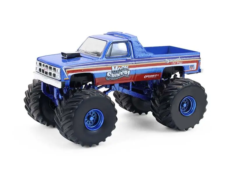 1982 Gmc Sierra 2500 Moonshiner! Monster Truck (Kings Of Crunch Series 16) Diecast 1:64 Scale Model - Greenlight 49160A 1
