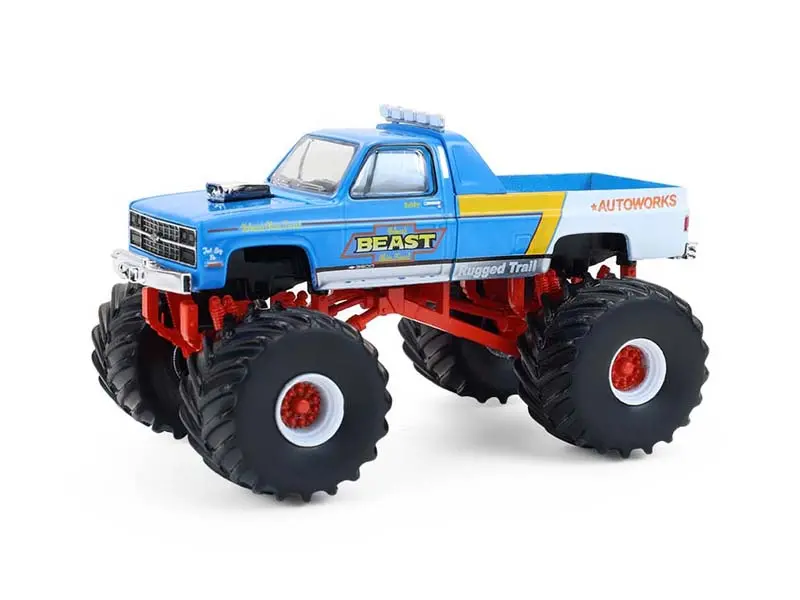 1983 Chevrolet C30 Holman’S Beast Monster Truck (Kings Of Crunch Series 16) Diecast 1:64 Scale Model - Greenlight 49160B 1