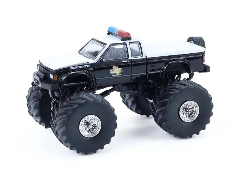 1990 Gmc S-15 Texas Department Of Public Safety (Kings Of Crunch Special Edition – Hot Pursuit) Diecast 1:64 Scale Model - Greenlight 49170F 1