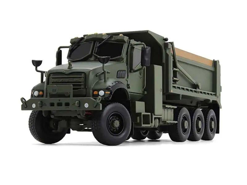 Mack Defense M917a3 Heavy Dump Truck - Green Diecast 1:50 Scale Model - First Gear 50-3493 1