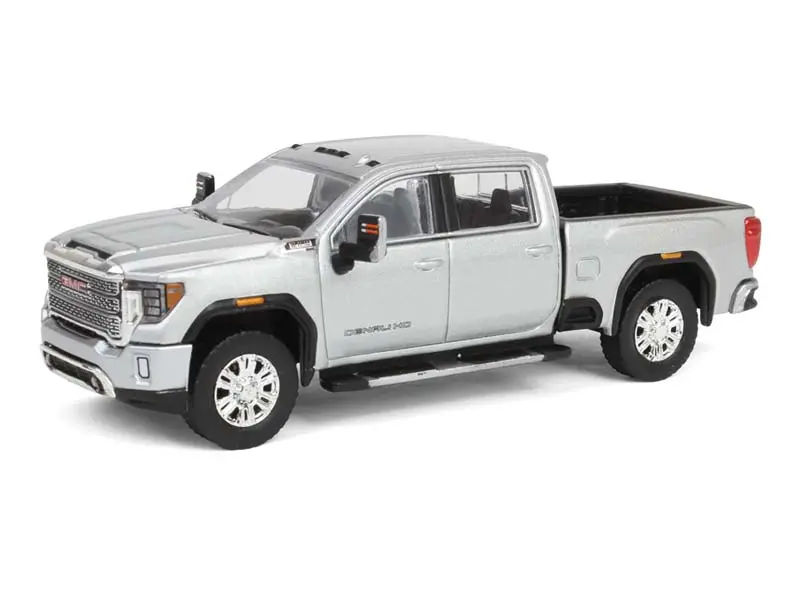 Pre-Order 2022 Gmc Sierra 2500 Denali - Quick Silver Metallic Diecast 1:64 Scale Model - Karson Diecast Co. 51706B 1