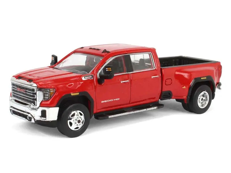 Pre-Order 2022 Gmc Sierra 3500Hd Pro Dually - Cayenne Red Diecast 1:64 Scale Model - Karson Diecast Co. 51707B 1